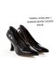 Stiletto Black Patent Leather 7 cm Goblet Heel Pointed Toe Closed Toe New Season - 2