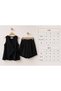 Women's Pera Linen Double Breasted Collar Tie Detail Slim Fit Shorts Vest Top and Bottom Set - 6