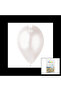 Gm-110-28 Metallic - White Balloon 11'' - 28cm - 100 Pieces (5263)