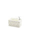 حامل مناديل مستطيل الشكل مزخرف باللون الأبيض مقاس 18.4×12.5×9 سم () GLBL-STL57839 - 2