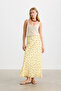 Butter Polka Dot Patterned Skirt