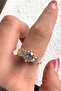 Steel Ring Large Adjustable Women's Non-Tarnishing - 3