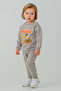 9-24 Months Nature Work Baby Boy Suit-Space Gray