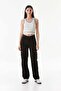 Ribbed U-Neck Bodysuit - 4