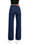 High Waist Wide Leg Jean Pants - 4