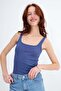 Thick Strap Basic Tank Top A13404-J5 - 2