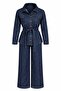 Belt Detailed Jacket-Pants Set - 6