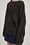 Armalife 2953 boat neck oversize knit women's blouse - 5