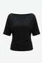 Women's Asymmetrical Shoulder Detail Blouse - 6