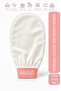 1 Piece Ecru Bath Shower Scrub Mitt 100% Rayon Silk For Normal Skin