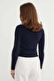 Draped Turtleneck Blouse - 6