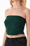 Basic Strapless Bustier with Draped Sides - 7