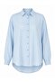 Women's Abs Boyfriend Long Basic Baby Blue Hijab Shirt - 4