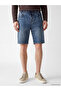 Trendlucky Regular Fit Men's Jean Shorts with Difference in Color - 3