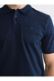 Nevavm Men's Textured Polo Collar T-Shirt with a Difference - 5