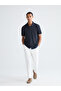 Esvab • Modern & Distinctive Devrik Roba Collar Striped Men's T-Shirt - 3