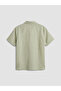 Nevavm Boy's Short Sleeve Poplin Shirt with Difference - 3
