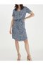 Rochie scurta, Albastru