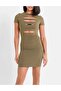 Rochie scurta, Verde - 2