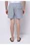 Slim Fit Striped Men's Green Swim Shorts - 2
