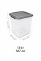 15Lt Deep Elora Storage Box - Lockable Lid Multi-Purpose Organizer Box Gray - 5