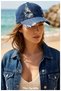Distressed Ripped Detailed Denim Streetwear Luxury Baseball Cap - Unisex Denim Cap - 2