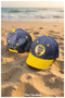 Baby Sun Hat - Denim Cap with Fun Animal Figures and Colorful Buttons (0-18 Months, Size 43 cm) - 5