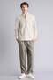100% Linen Loose Fit Ankle Length Khaki Trousers G1397Ax26Sm - 2