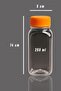Cornered Zemzem School Picnic Juice Smoothie Detox Ginger Plastic Empty Pet Beverage Bottle Leakproof - 6