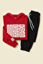 Girl's Tracksuit Set with Hood and Pockets - 5