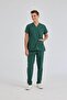 Hunter Green Dr. Greys Doctor Nurse Medical Scrubs Set Terry Cotton Fabric - 3
