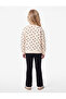 Cotton Long Sleeve Crew Neck Printed Ribbon Bow Sweatshirt - 4