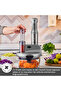 Mastermaid Prosteel 6 in 1 Long Blender with Stand, 6 Blades, Ice Crushing Glass Food Processor 2500W Galaxy Grey - 6