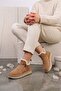 Melva Imported Special Series Fur Inside Genuine Leather Suede Women's Sports Boots Camel - 3