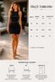 Black Body-Sitting Back Low-Cut Mini Dress - 6