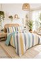 Easy Iron-Double Duvet Cover Set (180x200 Large Elastic Sheet + Duvet Cover + Bed Cover) Green