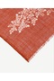 Leaf Patterned Wool Shawl - 2