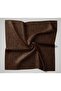 Soft Cotton Scarf Red Brown Geometric Patterned Light Textured 90X90 - 7