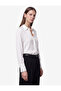Crepe Fabric Buttoned Classic Collar Long Sleeve Shirt - 2