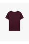 Short Sleeve Crew Neck Cotton Basic Sports T-Shirt - 6