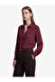 Crepe Fabric Buttoned Classic Collar Long Sleeve Shirt - 2