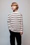 Ultra Soft 100% Cotton Oversize Striped Crew Neck Long Sleeve T-Shirt for Boys H2848A826Au - 3