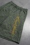 شورت رجالي من Green Leopard Script Jorts - 8