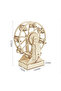 Creative Electric Ferris Wheel DIY Science Set Wooden Puzzle Craft Technology Educational Toys for C - 2