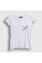 Women's White Plane Le Petit Prince Little Prince T-Shirt 568619Tt