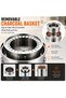 Vertical Smokeless BBQ Grill, 304 Stainless Steel Kebab Grill, Hanging Skewer Charcoal Barbecue for Outdoor Camping, Patio & Family Gatherings - 3
