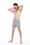 Men's Combed Cotton Gray Melange Boxer 0805 - 4