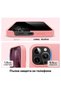 iPhone 12 Pro Max Silicone Case, with microfiber, thin, protective, raised edges, pink - 4
