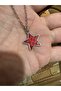 Crimson Star Unisex Necklace – the Power of Bright Red on Your Neck - 3