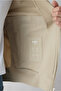 Seasonal Ribbed Bomber Coat with Pockets and Zipper - 3